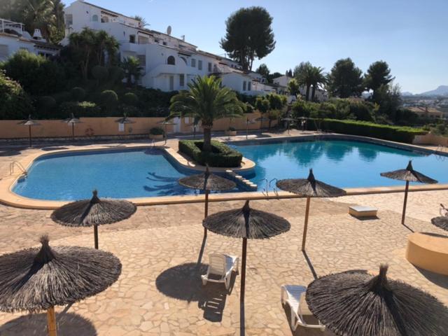 Casita Mona - Attractive Studio Apartment 4Kms From The Beach Moraira Bagian luar foto
